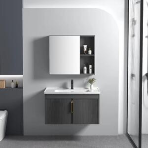 Komplet kopalniškega pohištva z umivalnikom Astor 60cm Grey