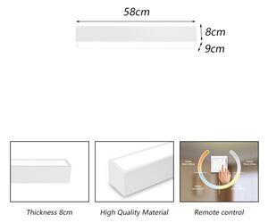 Immax NEO 07257L - LED Zatemnitvena svetilka LUNGO 20W/230V Wi-Fi Tuya bela + Daljinski upravljalnik