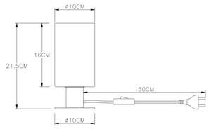 Globo 15465T - Namizna svetilka HADERA 1xE27/60W/230V