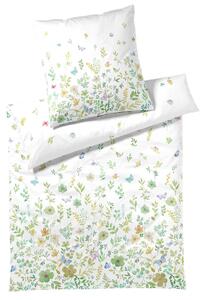 POSTELJNINA SPRING FLING 140/200 cm mako saten bela