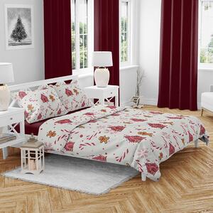 Bombažna posteljnina GINGER REST bela Dimenzije posteljnine: 70 x 90 cm | 140 x 200 cm
