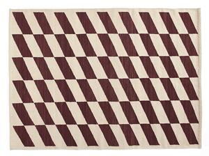 HAYHAY - Shift Kelim Rug 140x200 Burgundy Hay