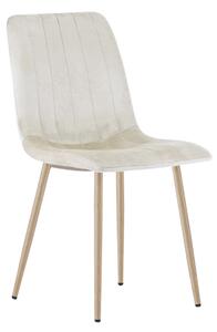 Bež žametni stol LAVA CAMEL BEIGE