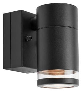 Markslöjd LED zunanja stenska svetilka Luno, črna, 1-žarek, IP65, dim., zatemnjen, Črna, Aluminij, Skandinavski