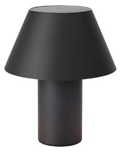 Markslöjd LED-solarna namizna svetilka Vivo, črna, IP44, višina 30 cm, dim., zatemnjen, Črna, Kovina, Skandinavski