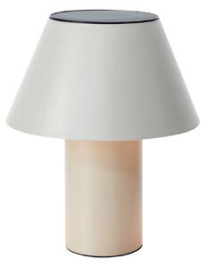 Markslöjd LED-solarna namizna svetilka Vivo, siva, IP44, višina 30 cm, dim., zatemnjen, Siva, Kovina, Skandinavski