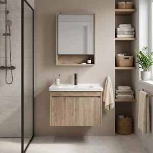 Komplet kopalniškega pohištva z umivalnikom Luno DB68-60 60CM