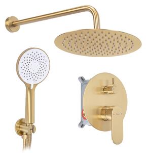 Komplet za tuširanje za vgradnjo Rea Drop Brush Gold + BOX