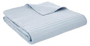 Modro prešito pregrinjalo 230x220 cm Quilted Lines – Bianca