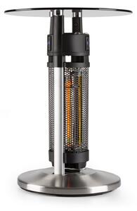 Blumfeldt Primal Heat 65, bistro miza, grelno telo z ogljenim IR,1200W LED, 65 cm, steklo