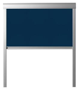 Zatemnitveni rolo DUA (Temno modre barve, 78 x 118 cm, Ustrezno za: Strešno okno 78 x 118 cm, Solid Elements strešno okno, Velux strešno okno, Fakro s