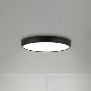 Briloner LED-stropna svetilka Navaro, črno-bela, premer 38 cm, 4.000 K, Črna, Hodnik, Kovina, Sodobni