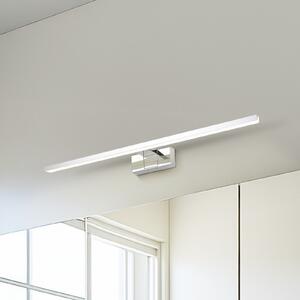 EGLO LED stenska svetilka Conettilla, krom barva, širina 60 cm IP44 CCT, Kovinska, Kopalnica, Kovina, Sodobni