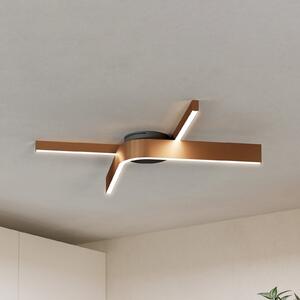 EGLO LED-pametna stropna svetilka Folcino-Z, bronasta, 64 cm, CCT, zatemnjen, Bronasta / starinska medenina, Dnevna soba / jedilnica, Aluminij, Sodobni