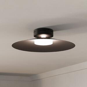EGLO LED pametna stropna svetilka Conomavilla-Z, črna Ø 45 cm CCT RGB, zatemnjen, Črna, Dnevna soba / jedilnica, Kovina, Sodobni