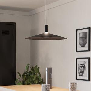 EGLO LED-Smart-visoka svetilka Conomavilla-Z, črna, Ø 45 cm CCT RGB, zatemnjen, Črna, Dnevna soba / jedilnica, Kovina, Sodobni