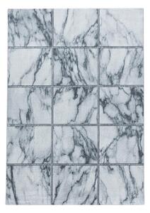 TKANA PREPROGA Naxos 3816 silber 140/200 cm tkano srebrne barve