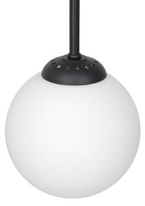 Milagro Lighting Stropna svetilka Archie, črna, dolžina 68 cm, kovina, 2-kraka., zatemnjen, Črna, Dnevna soba / jedilnica, Kovina