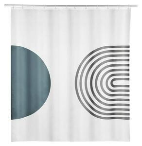 SCHÖNER WOHNEN-Kollektion Tuš zavesa Orfa (Š x V: 180 x 200 cm, Belo-siva)