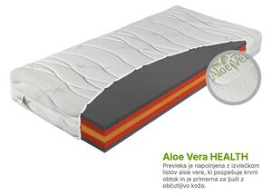 Antibakterijska ortopedska vzmetnica Bryce 80x200 Prevleka: AloeVera