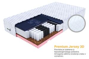 Gina žepkasta zdravstvena vzmetnica 80x200 Prevleka: Premium Jersey 3D