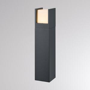 Molto Luce LED-ulična svetilka FYNN-U, višina 45 cm, antracitna, CCT IP65, vklop/izklop, Črna, Aluminij, Sodobni, Zunanji podstavek
