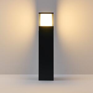 Molto Luce LED-ulična svetilka FYNN-Y, višina 45 cm, antracitna, CCT IP65, vklop/izklop, Črna, Aluminij, Sodobni, Zunanji podstavek