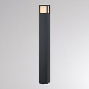 Molto Luce LED-ulična svetilka FYNN-X, višina 85 cm, antracitna, CCT IP65, vklop/izklop, Črna, Aluminij, Sodobni