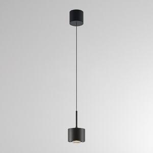 Molto Luce LED-visoka svetilka MAG MINI, črna, Ø 9 cm, CCT, z možnostjo zatemnitve,, zatemnjen, Črna, Dnevna soba / jedilnica, Aluminij, Sodobni
