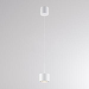 Molto Luce LED-visoka svetilka MAG MINI, bela, Ø 9 cm, CCT, z možnostjo zatemnitve,, zatemnjen, Bela, Dnevna soba / jedilnica, Aluminij, Sodobni