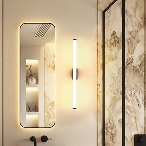Molto Luce LED-stenna svetilka VINA S, črna, širina 40 cm, IP44, CCT, Črna, Kopalnica, Aluminij, Sodobni