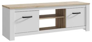 Modern Living Tv-element Elara, Bela, Barva Hrasta