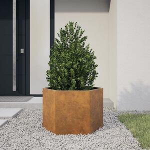 VidaXL Vrtno korito 69x60x45 cm corten jeklo