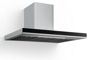 Klarstein Verosteel kuhinjska napa, Elegantna, minimalistična, zmogljiva, Energijski razred A++, 881,6 m³/h, 90 cm