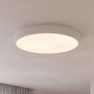 TEMAR LIGHTING Stropna svetilka Cleo, Ø 60 cm, IP20, bela, kovinska, E27, zatemnjen, Bela, Dnevna soba / jedilnica, Kovina, Sodobni