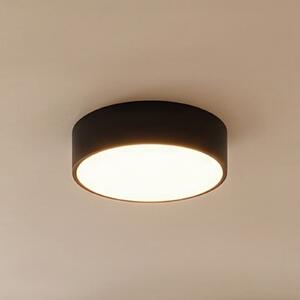TEMAR LIGHTING Stropna svetilka Cleo 300, IP54, Ø 30 cm črna, zatemnjen, Črna, Dnevna soba / jedilnica, Kovina, Sodobni
