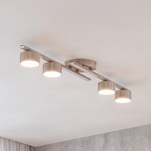 EMIBIG LIGHTING Stropna svetilka FRAGMENT, bež, dolžina 87 cm, 4-kraka, kovinska, zatemnjen, Bež, Dnevna soba / jedilnica, Kovina, Sodobni, Polkrožni strop z razmikom