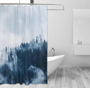 Tuš zavesa z dimenzijami 200 x 180 cm