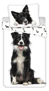 Enojna bombažna otroška posteljnina 140x200 cm Border Collie – Jerry Fabrics