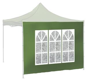 Cattara 13341 Stranski paneli z okni za partyšotor Waterproof, zelena, 2 x 3 m