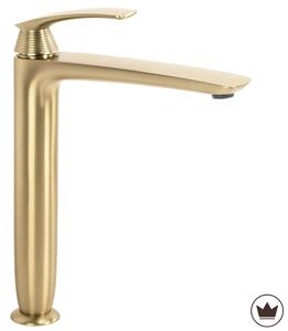 Mešalnik za umivalnik PREMIUM REA Como Brush Gold High