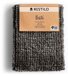 Temno siva kopalniška preproga 70x120 cm Bati – Restilo
