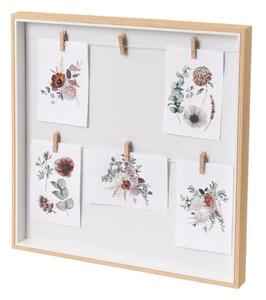 Stenski okvir v naravni barvi 43x43 cm – Casa Selección