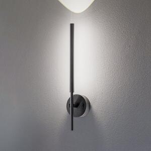LED stenska svetilka Focus črna 46,5 cm kovinska 2-svetlobna nastavljiva