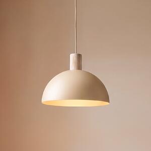 TK Lighting Visoka svetilka Oslo, peščene barve, kovina, Ø 34 cm, E27, zatemnjen, Bež, Dnevna soba / jedilnica, Kovina, Sodobni