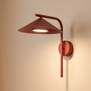 TK Lighting Stenska svetilka Lume S, bordo rdeča, kovinska, višina 31 cm, GX53, zatemnjen, Rdeča, Dnevna soba / jedilnica, Kovina, Sodobni