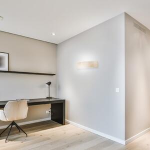 TEMAR LIGHTING Stenna svetilka Cleo D1DR410, borov les, dolžina 41 cm, E27, zatemnjen, Les, Dnevna soba / jedilnica, Les, Sodobni