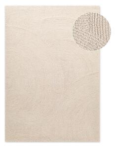 Ročno tkana volnena preproga v svetli naravni barvi 80x150 cm Calmio – Hanse Home