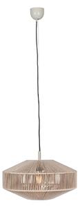 Japandi viseča svetilka rjava vrv 46cm - Svea