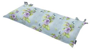 Blazina za klop MADISON BLOSSOM, modra - več možnosti Dimenzije: 150 x 48 cm